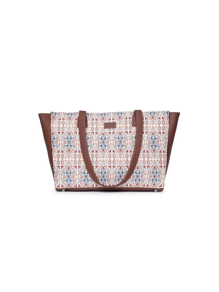 Zouk Agra Floral Office Tote Bag-image-35