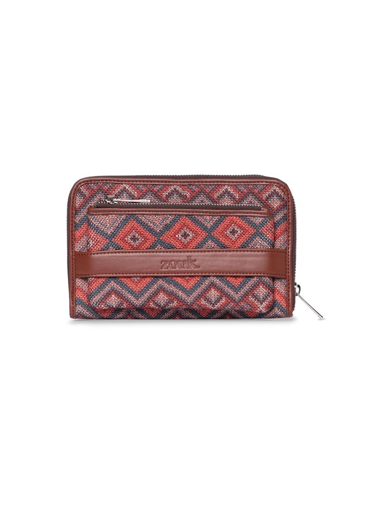 Zouk Classic Zipper Wallet- Gwalior Weaves-image-41