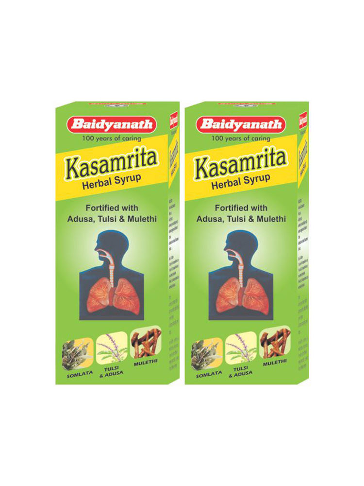 Baidyanath Kasamrit HerbalCough & Sore throat - Pack Of 2