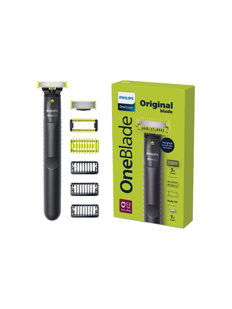 Philips Oneblade Hybrid Trimmer, Shaver and Body Groomer with Dual Protection Technology