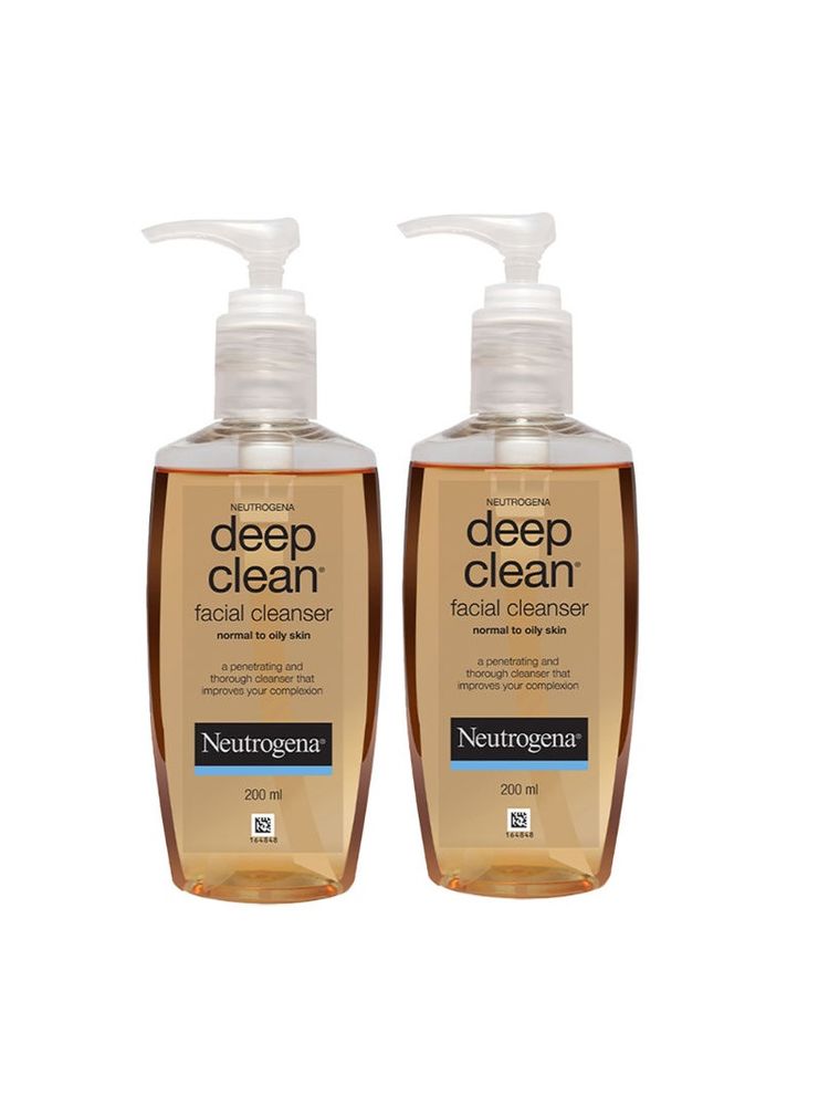 Neutrogena Deep Clean Facial Cleanser Face Wash For Normal To Oily Skin - Pack Of 2-picture-12