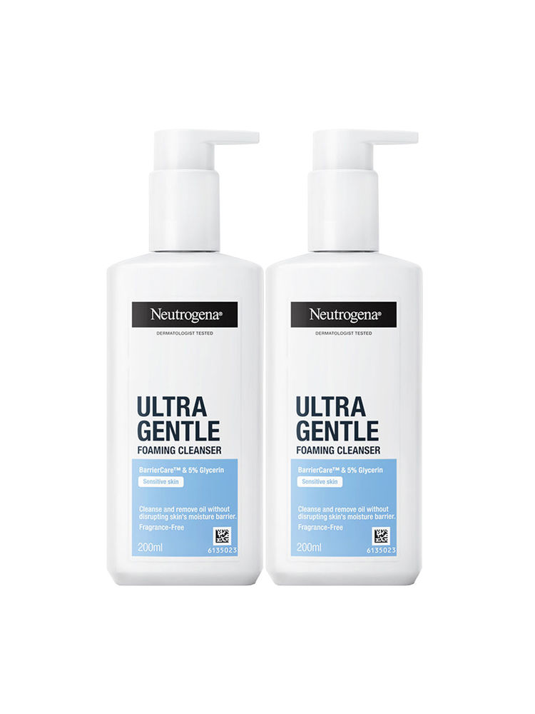 Neutrogena Ultra Gentle Foaming Face Cleanser Protect Skin Moisture - Pack Of 2-image-14