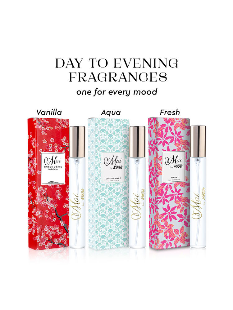 Moi by Nykaa Travel Size Mini Perfume For Women - Bestsellers Set of 3 Combo