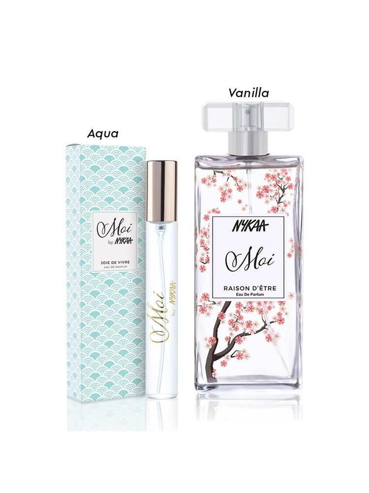 Moi By Nykaa Luxury Perfume Bestsellers Discovery Combo For Women - Raison D'Etra & Joie De Vivre