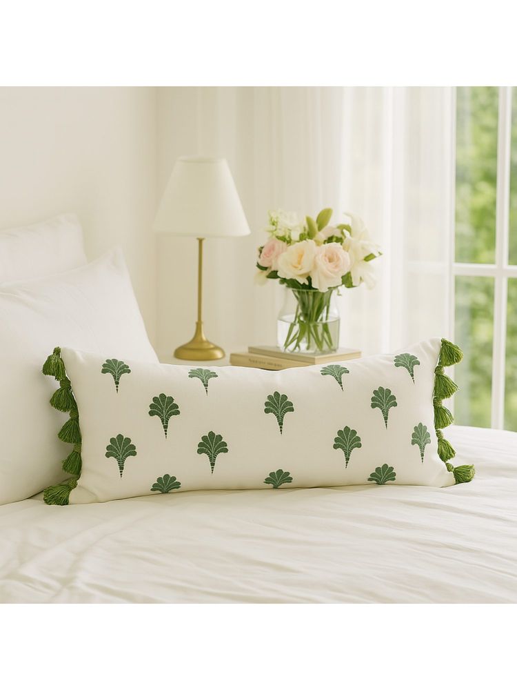 THROW PILLOW Botanical Tassels Cushion Cover-picture-18