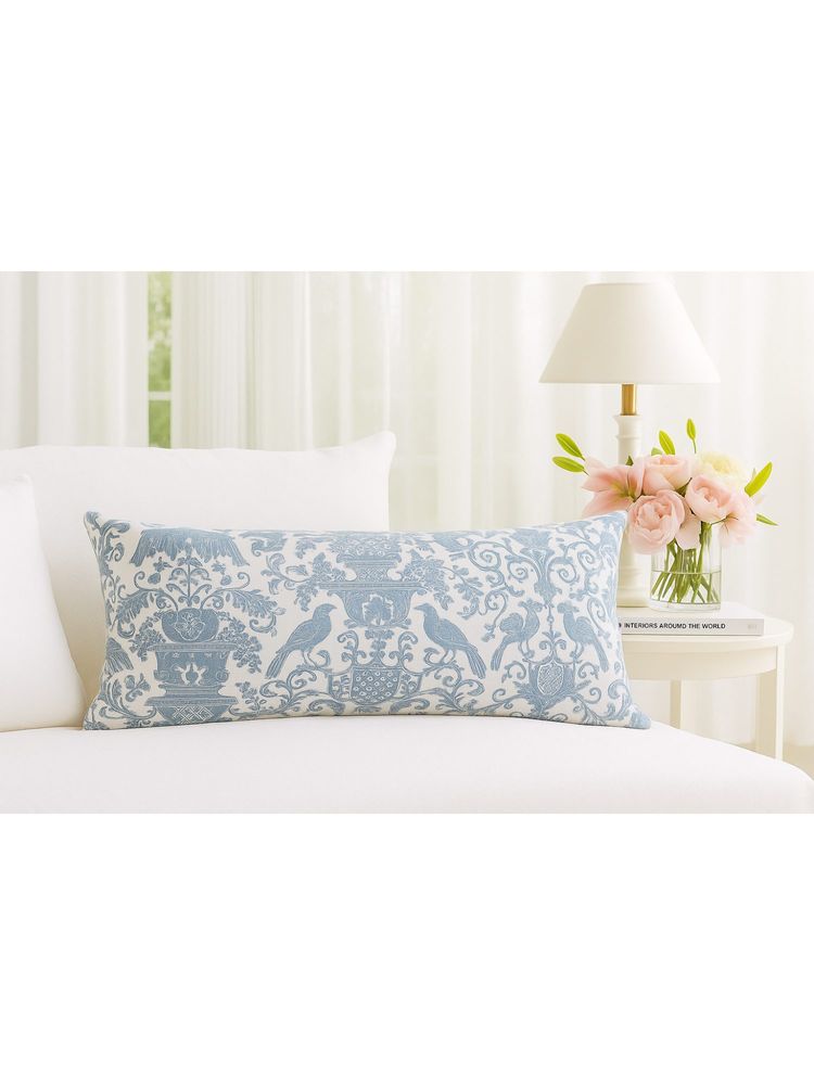 THROW PILLOW Chateau Damask Printed Cushion Cover-picture-21