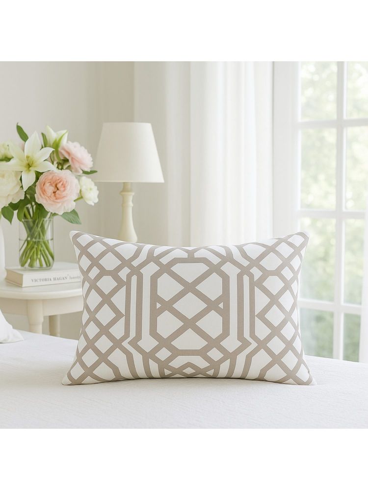 THROW PILLOW Modern Geometric Printed Cushion Cover-image-37