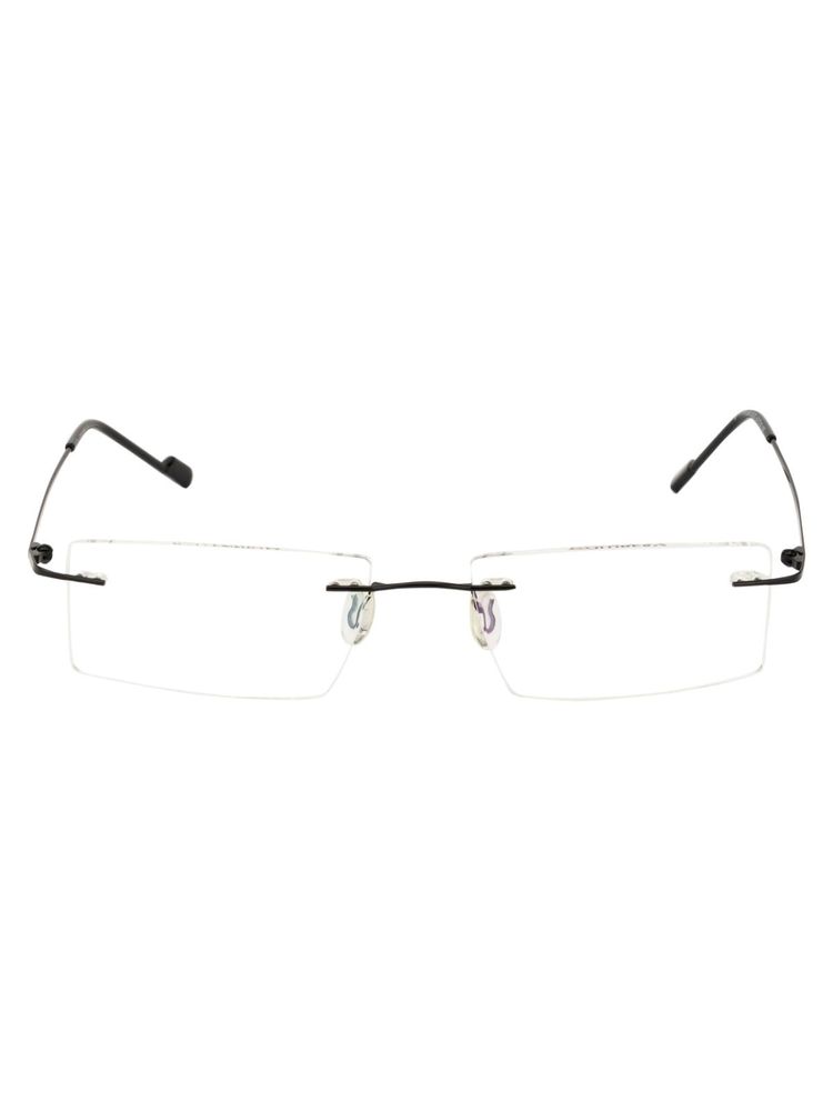 GOLDBERG Black Unisex Metal Eyeglass Frame-image-4