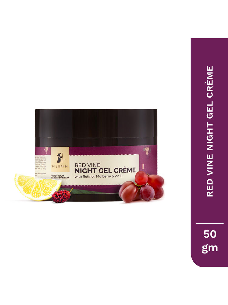 Pilgrim Red Vine Night Gel Creme with Retinol Mulberry & Vitamin C-picture-12