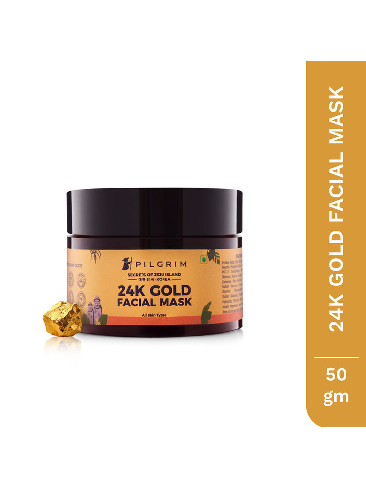 Pilgrim 24K Gold Facial Mask for Glowing & Radiant Skin Depigmentation-picture-5