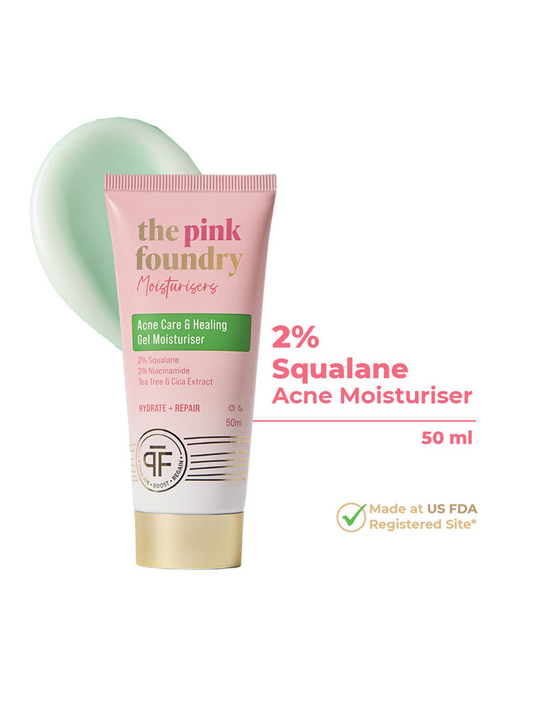 The Pink Foundry Acne Moisturiser 2% Squalane & 3% Niacinamide Oil Free Hydration & Acne Prevention-picture-15