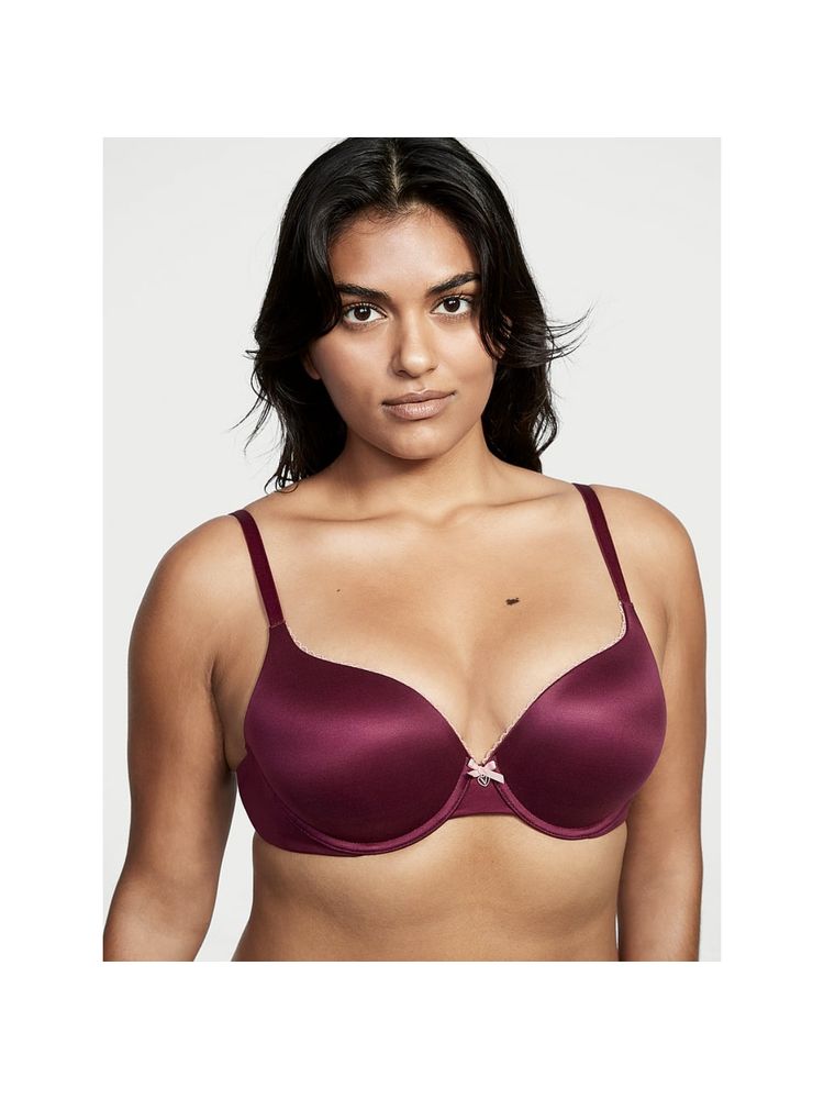 victoria's secret intimates Victoria's Secret Maroon Body By Victoria Push-Up Perfect Shape Bra-picture-21