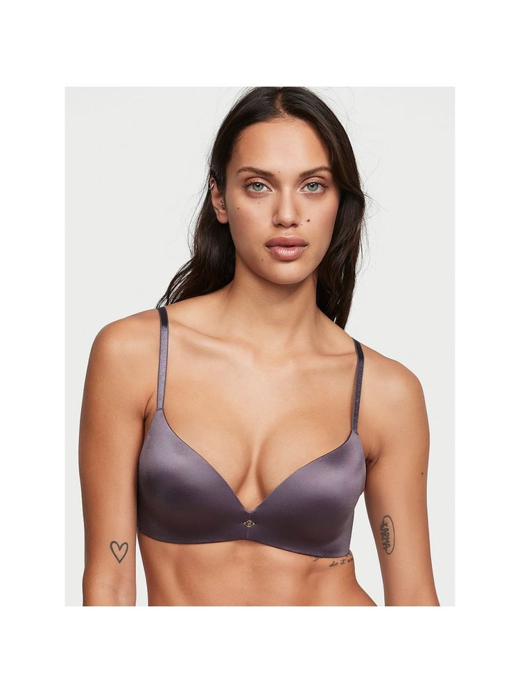 victoria's secret intimates Victoria's Secret Grey Very Sexy So Obsessed Smooth Wireless Push-Up Bra-picture-15