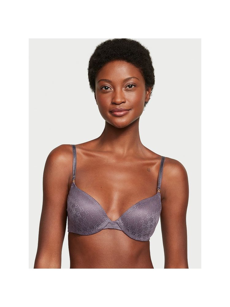 victoria's secret intimates Victoria's Secret Grey Very Sexy Icon By Secret Push-Up Demi Bra-picture-23
