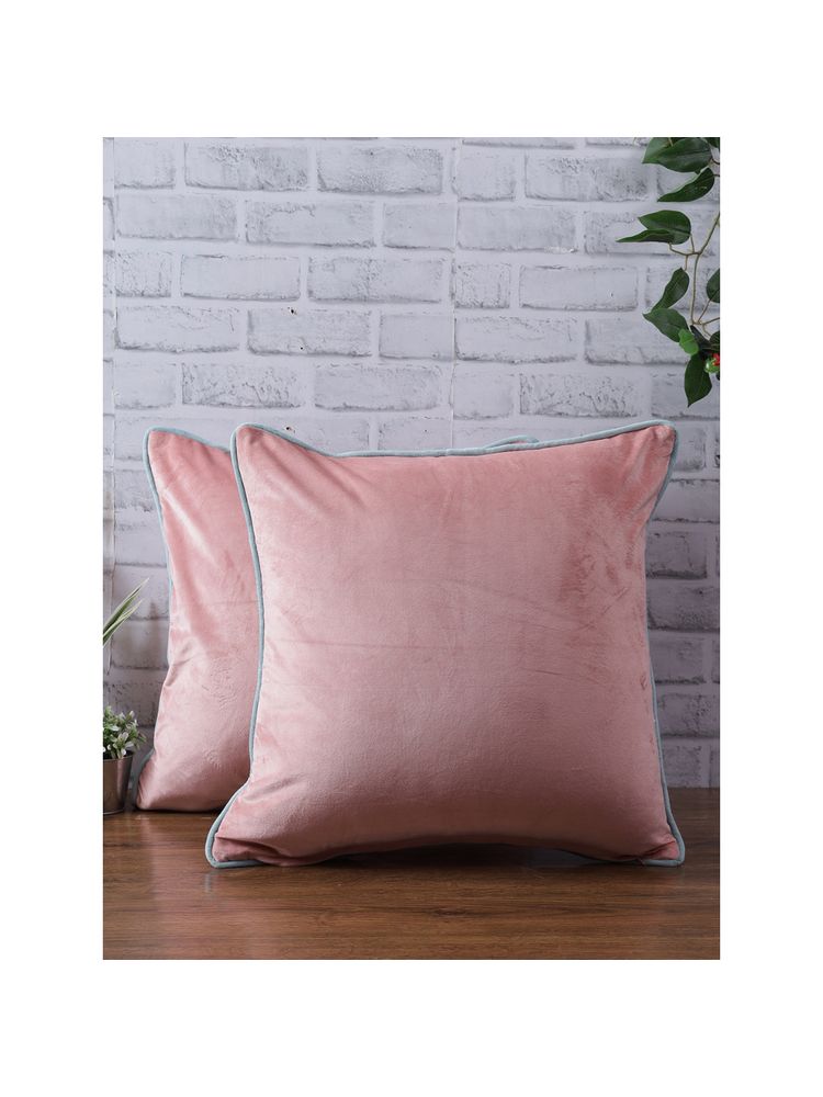 eyda Velvet Peach Color Cushion Cover Set Of 2-18X18 Inch-picture-21