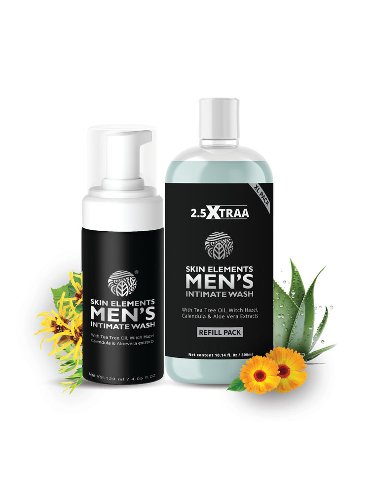 Skin Elements Men's Intimate Wash With Tea Tree Oil Refill Pack-picture-13