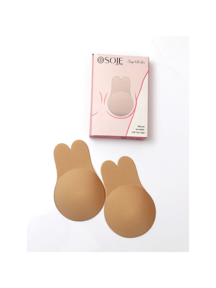 SOIE Women's Instant Push-Up Enhancement Reusable Lift-Up Cups-Nude-image-23