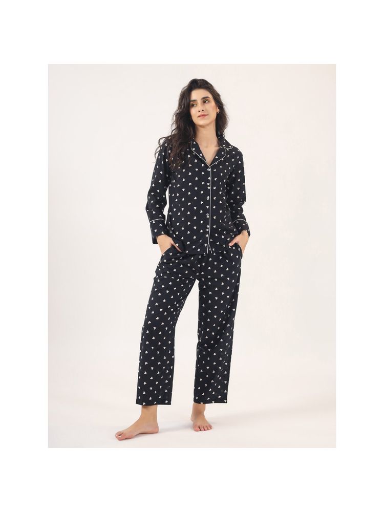 sanskrutihomes SAY Women Pure Cotton Night Suit (Set of 2)-picture-32