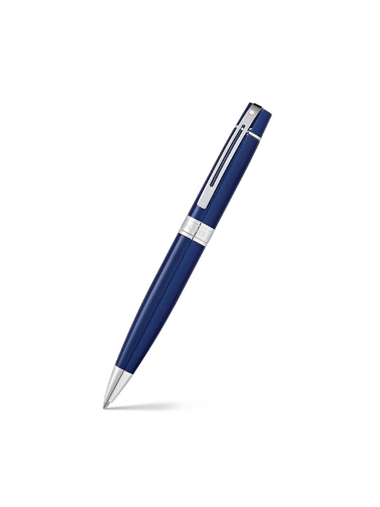 Sheaffer 9341 Gift 300 Ballpoint Pen - Glossy Blue with Chrome Plated Trim-image-44