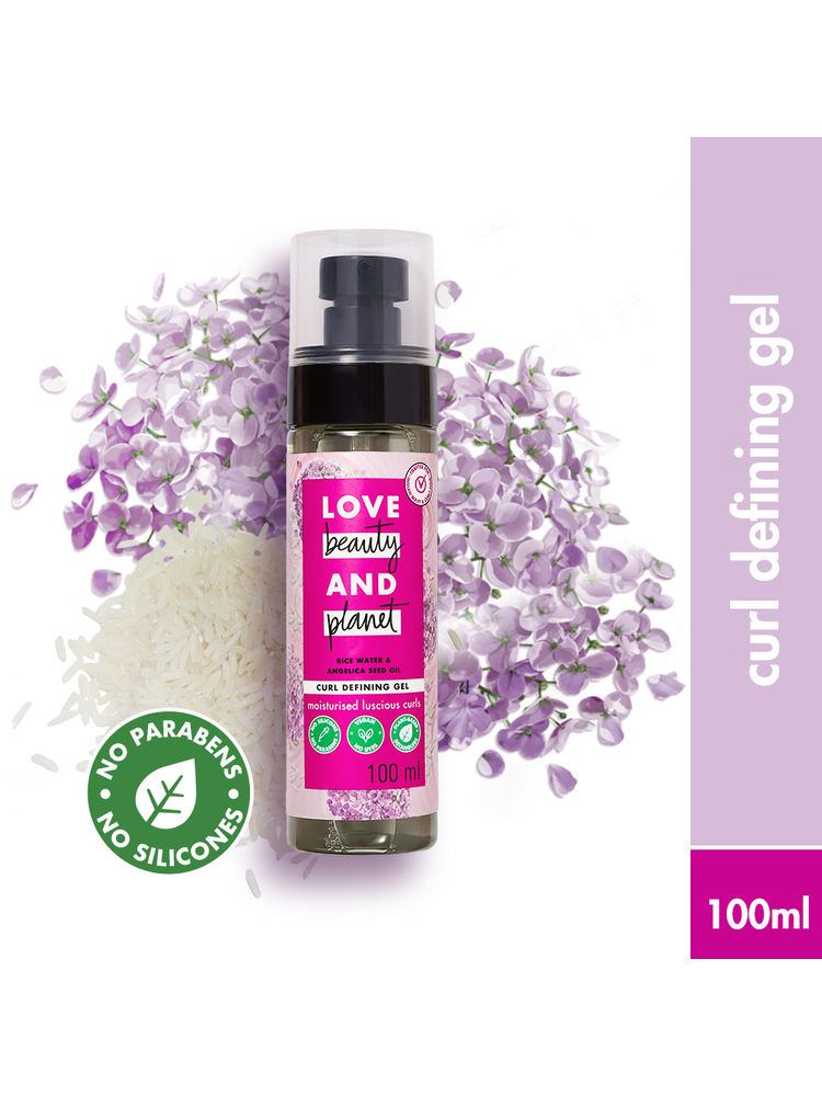 Love Beauty & Planet Rice Water & Angelica Seed Oil Curl Defining Gel For Curly & Wavy Hair