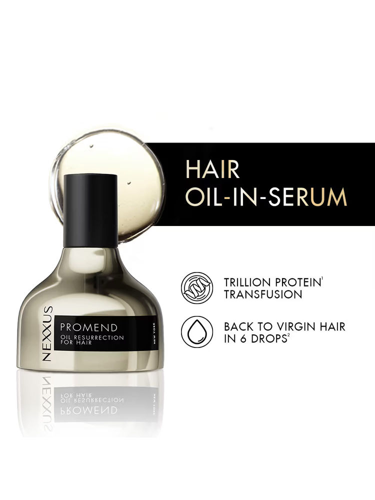 Nexxus Promend Resurrection Oil Hair Serum For Bond Repair, Frizz Reduction & Heat Protection