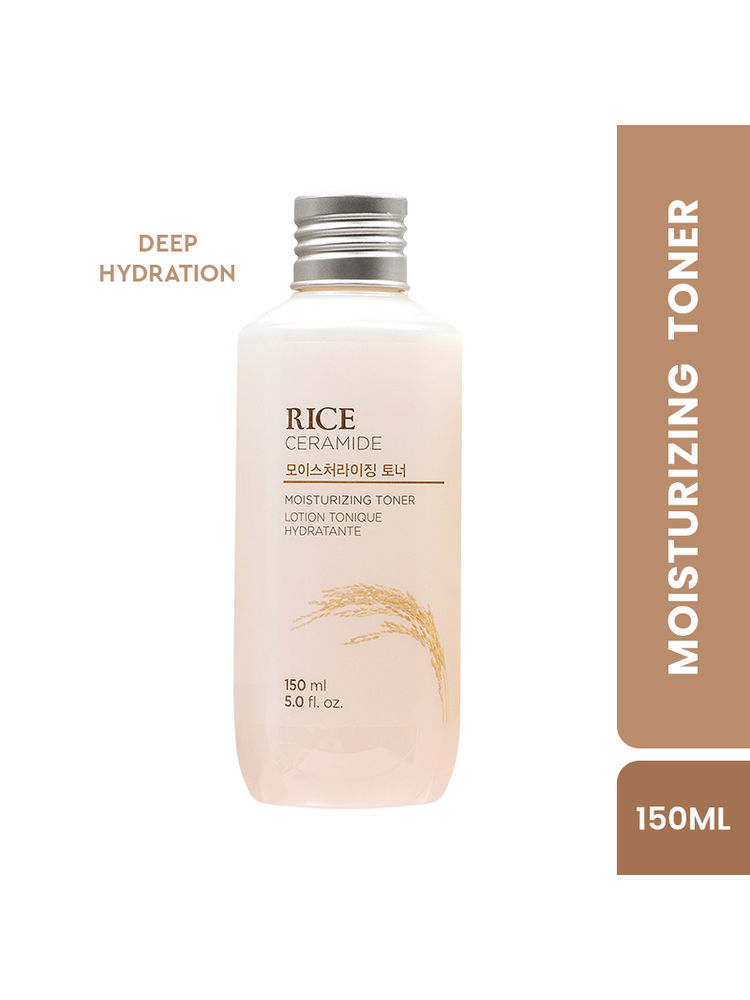 The Face Shop Rice & Ceramide Face Toner - Korean Beauty Skincare for Moisture & Brightness