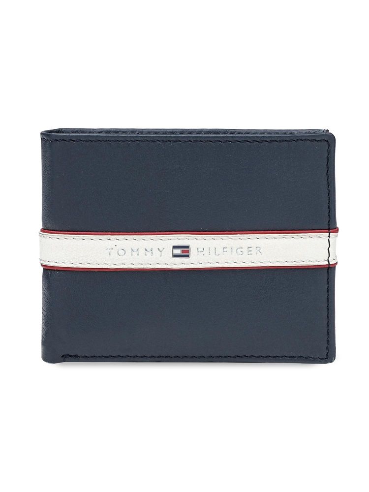 Tommy Hilfiger Men Global Coin Wallet Burges - Navy Blue