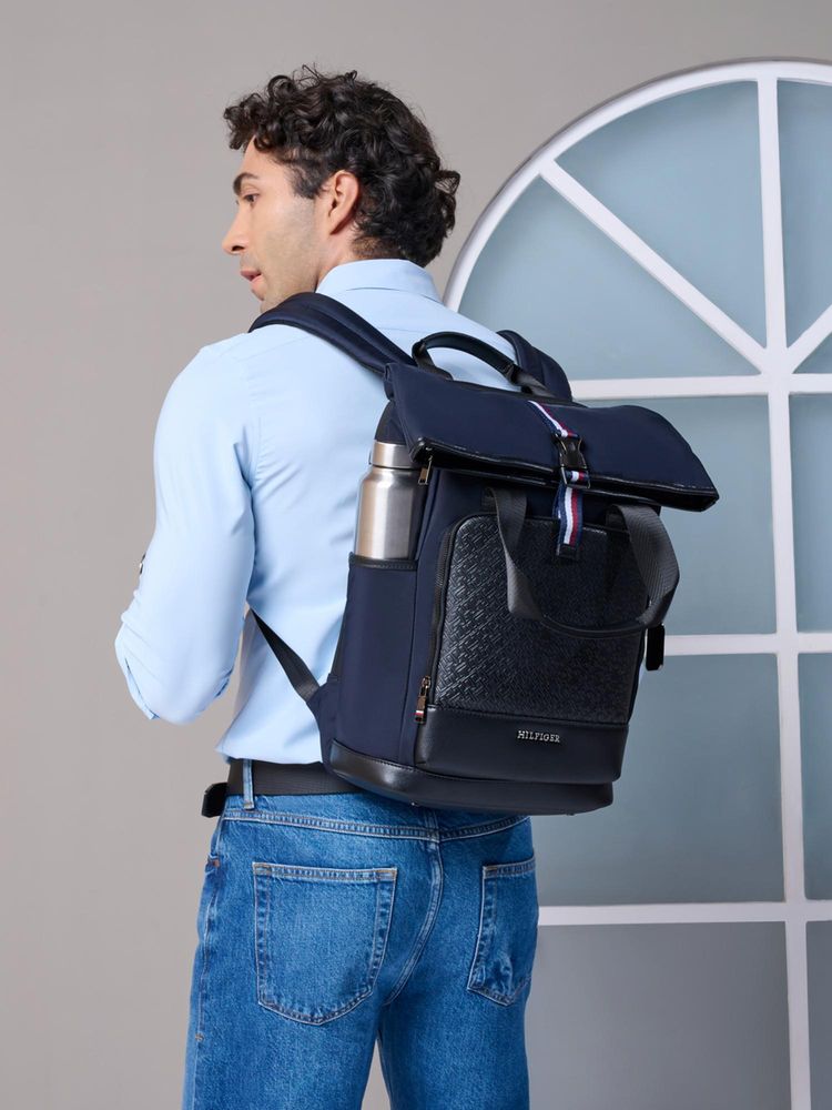 tommy hilfiger accessories Tommy Hilfiger Unisex Laptop Backpack Slate - Navy Blue-picture-13