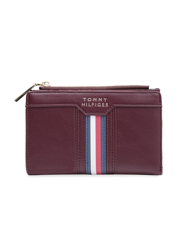 tommy hilfiger accessories Tommy Hilfiger Women Bifold Wallet Ondine - Wine-picture-27