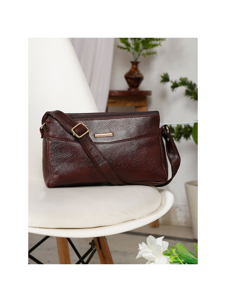 Teakwood Womens Texture Brown Bag-picture-23