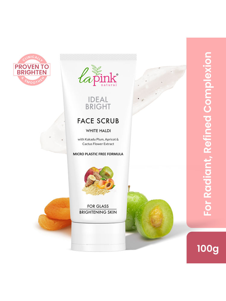 La Pink Ideal Bright Face Scrub For Flawless & Glowing Skin, Gentle Exfoliation, All Skin Types-picture-25
