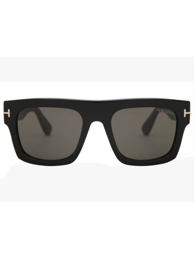 Tom Ford Eyewear Black Metal Sunglasses FT0711 53 01A