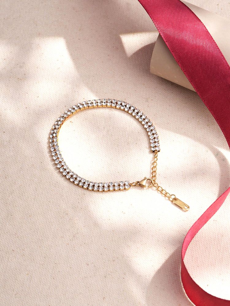 Palmonas Stellar Edge Stone Studded Bracelet-image-42