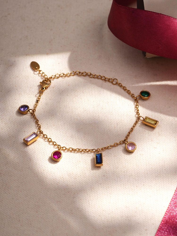 Palmonas Prism Parade Multi-Color Stone Bracelet-image-28