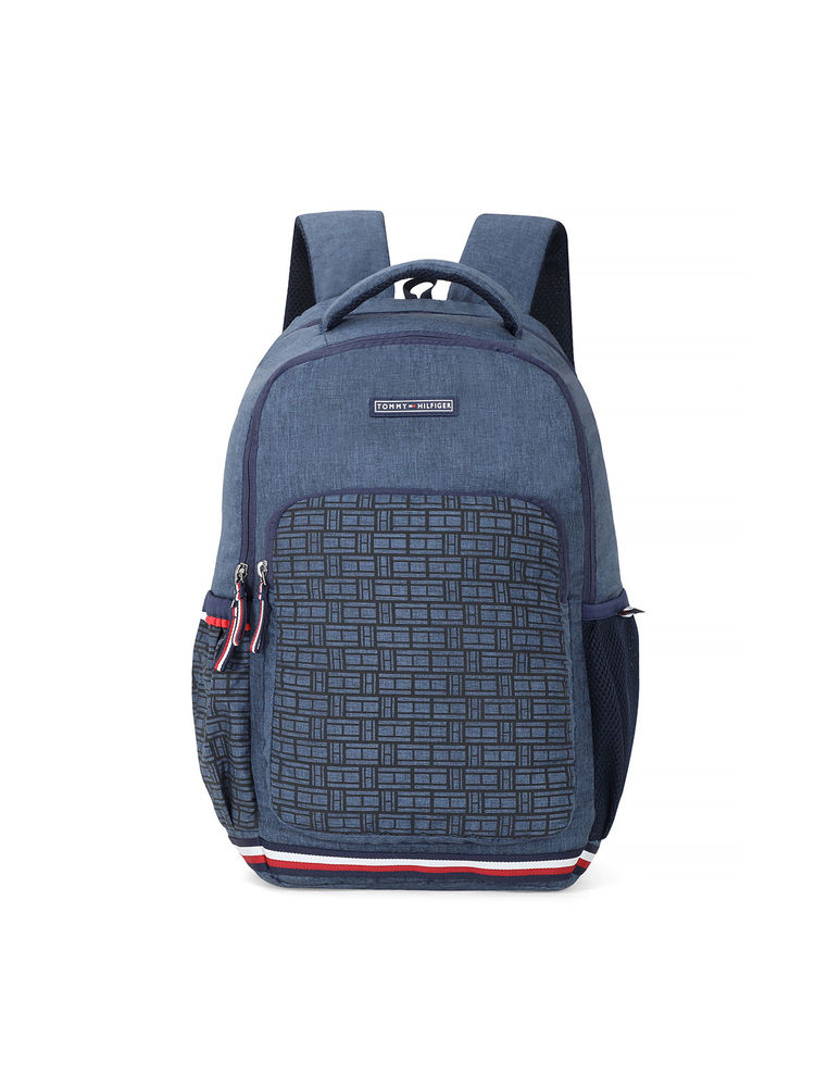 tommy hilfiger accessories Tommy Hilfiger Donovan Unisex Melange Laptop Backpack - Navy 28 Litre (M)-picture-36