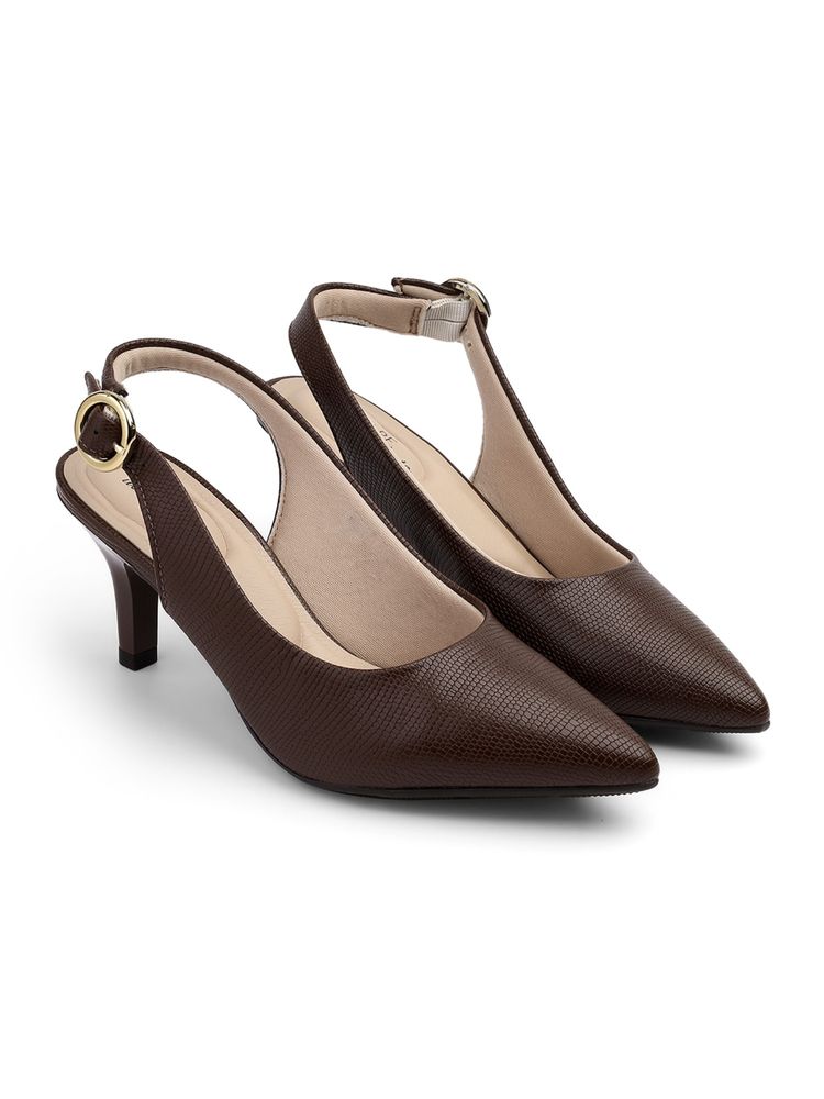 MODARE Women Brown Stiletto Heels-image-29