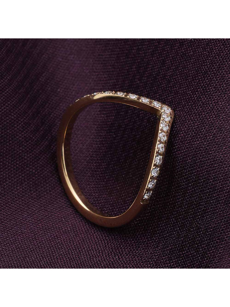 Palmonas Chevron Ring For Womens - Waterproof And Anti-Tarnish-picture-15