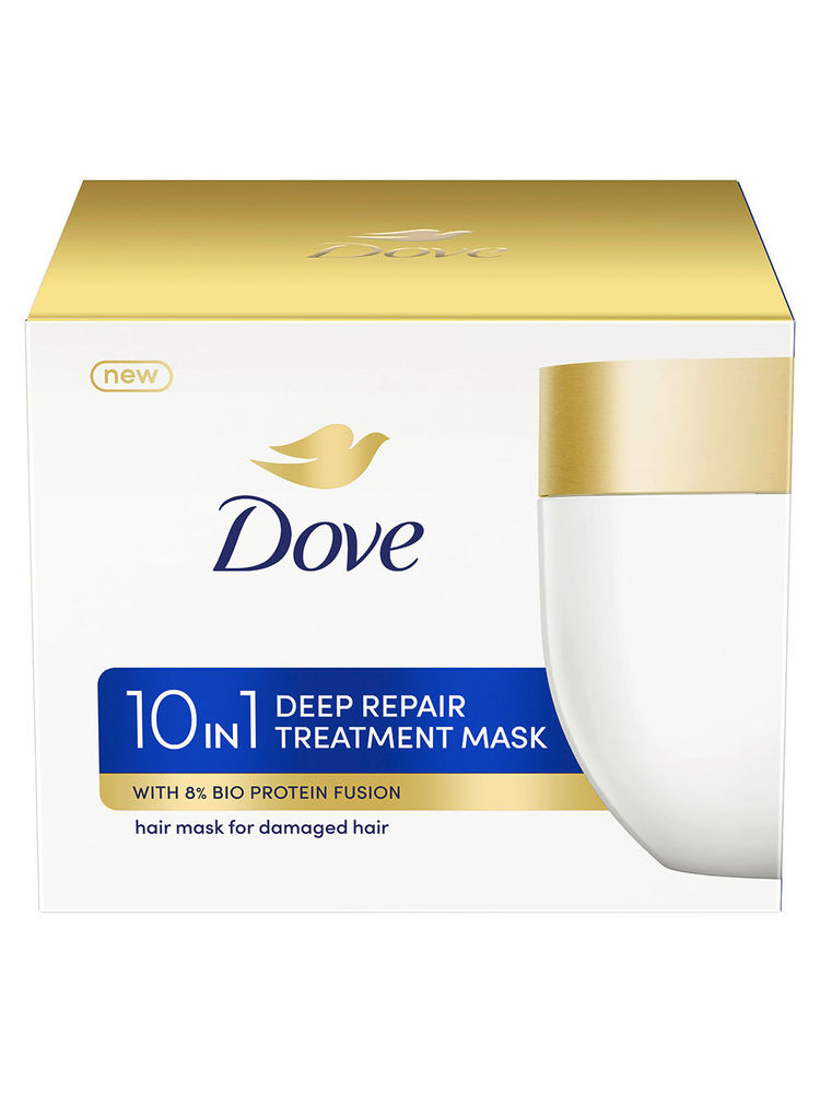 Dove 10 In 1 Deep Repair Treatment Hair Mask For Dry & Frizzy Hair
