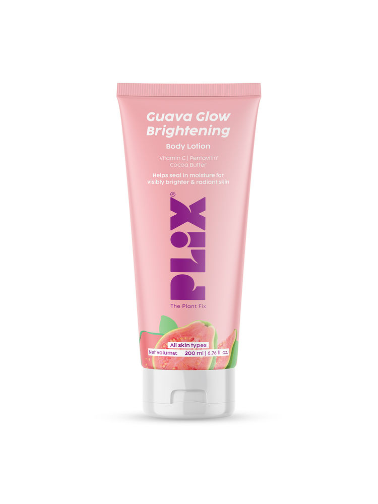 Plix Guava Glow Lightweight, Non-Greasy & Radiance-Boosting Body Lotion-picture-5