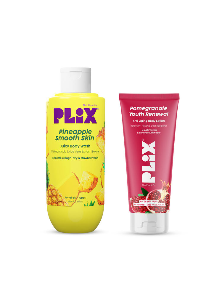 Plix Pomegranate Youth Renewal Lotion + Pineapple Body Wash-picture-38
