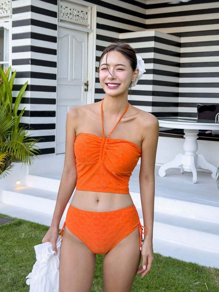 Addery Aderry Sunflare Orange Bikini Top & Brief-picture-16