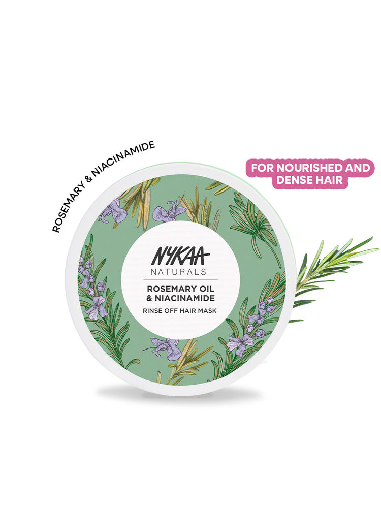 Nykaa Hair Rosemary & Niacinamide Hair Mask For Thicker, Stronger & Nourished Hair