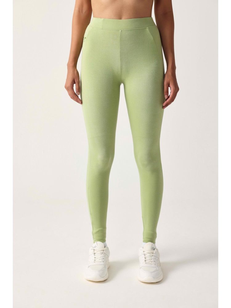 Sawsee Earthkin Yoga Bamboo Green Leggings-image-1