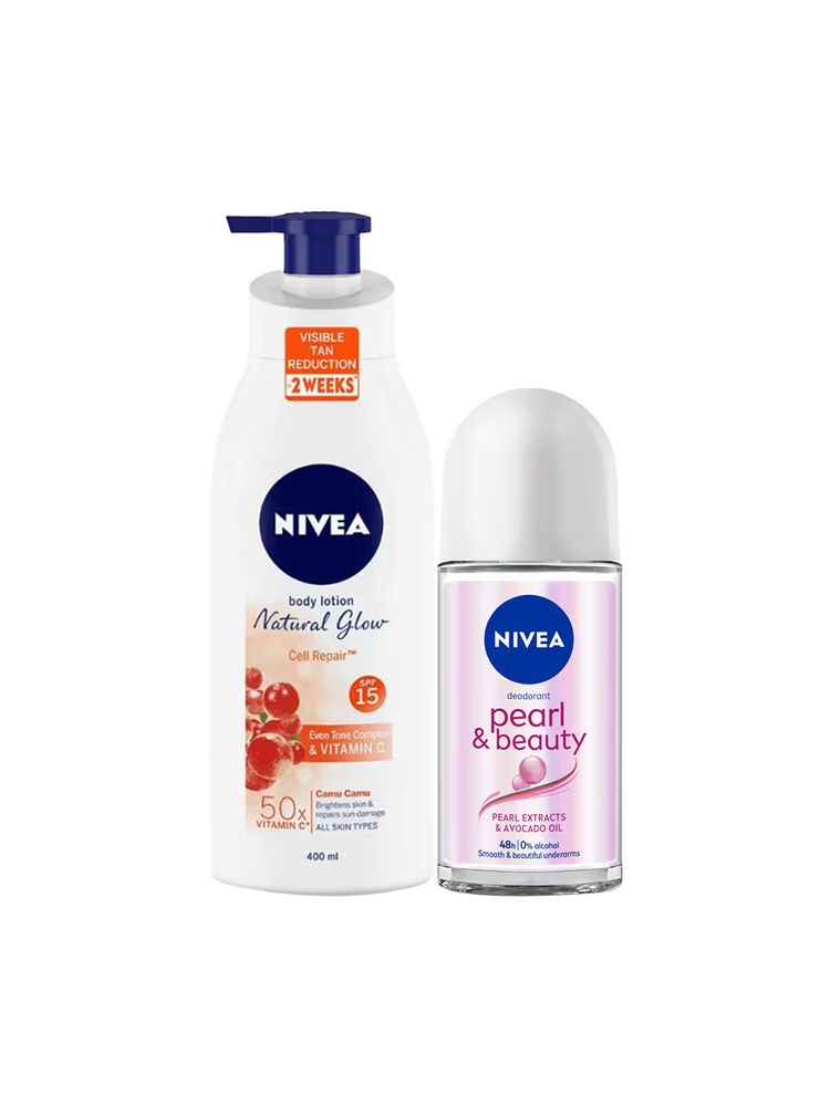 NIVEA Bestselling Even Tone And Underarm (Lotion + Roll On) Combo