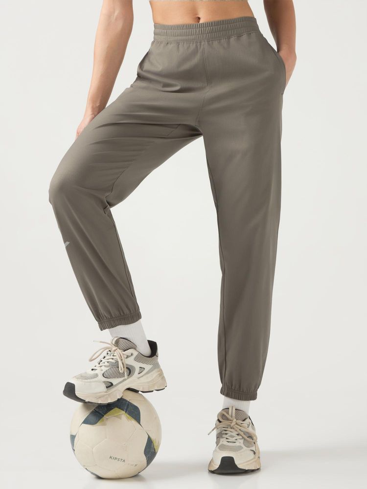 Technosport Women Printed Slim Fit Sports Joggers - Olive-picture-22