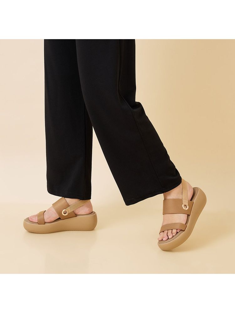 ROCIA Women Brown Casual Smart Wedges Heels-picture-21