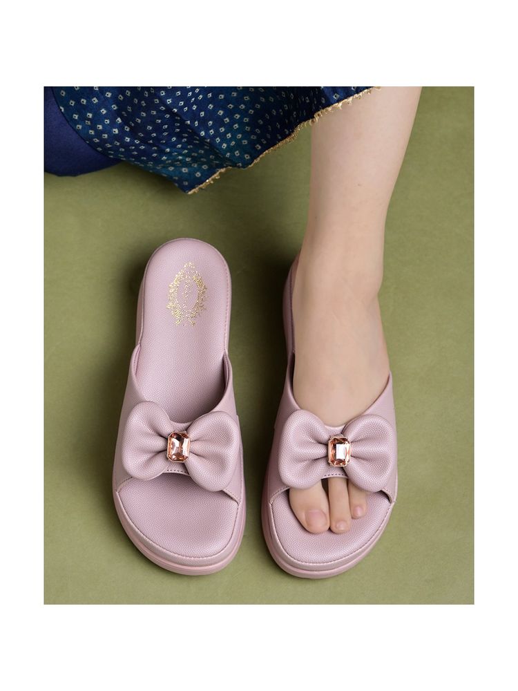 Shoetopia Women Pink Comfortable Sandals-picture-22