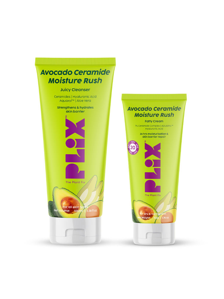 Plix Avocado Ceramide Moisture Rush - Cleanser & Cream-picture-45