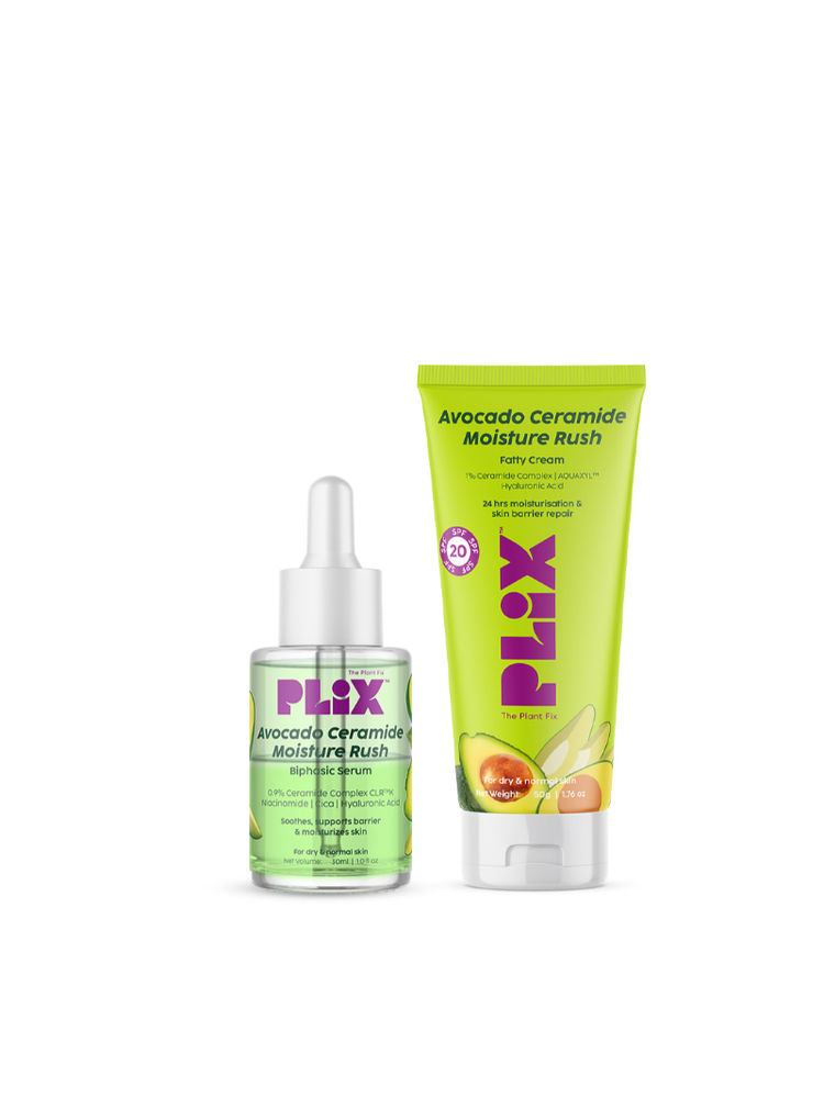 Plix Avocado Ceramide Moisture Rush Skincare Duo - Serum & Cream-picture-10