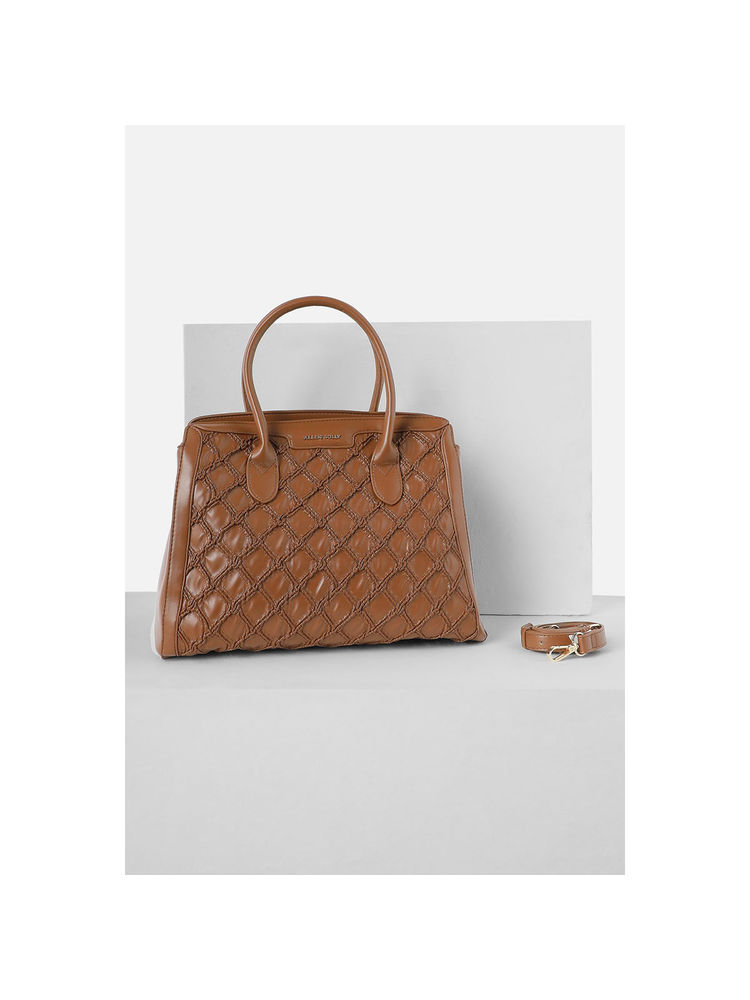 Allen Solly Women Brown Casual Hand Bag with Detachable Strap-picture-12